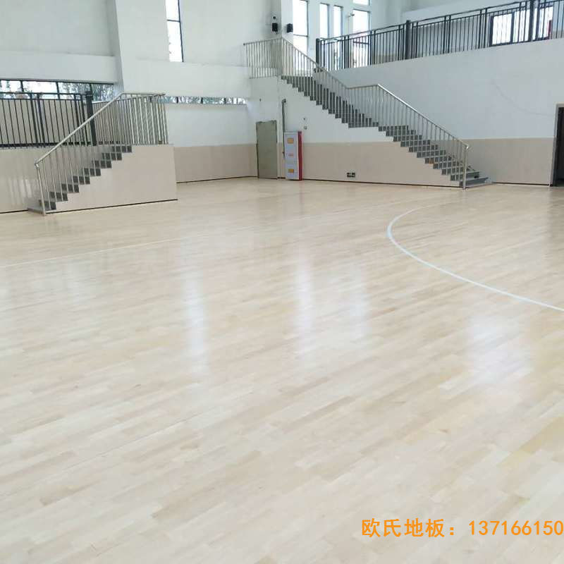 贛州寧都縣城關小學九章路校區(qū)運動木地板鋪設案例