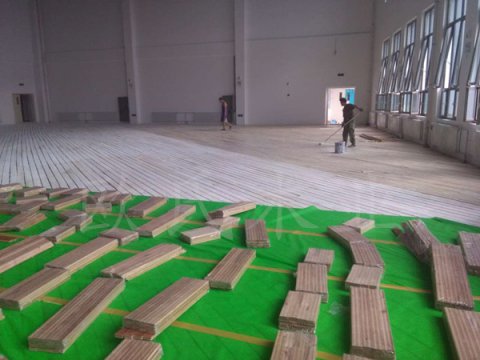新建場館運動木地板進場條件