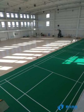 羽毛球館運(yùn)動(dòng)木地板、楓樺木材質(zhì)