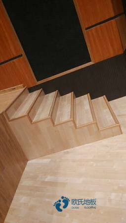 學?；@球木地板緩沖層多厚3